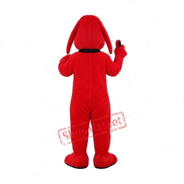 Affordable Red Dog Mascot Costume Affordable Red Dog Mascot Costume