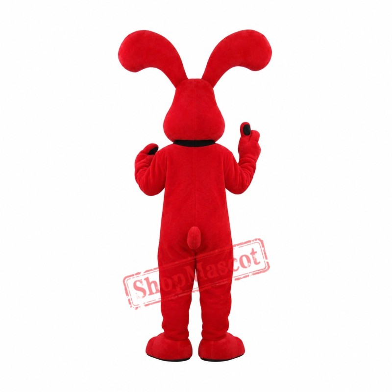 Super Red Dog Mascot Costume Super Red Dog Mascot Costume