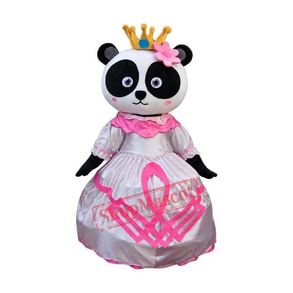 Princess Panda Mascot Costume Princess Panda Mascot Costume