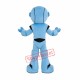 Blue Robot Mascot Costume Blue Robot Mascot Costume