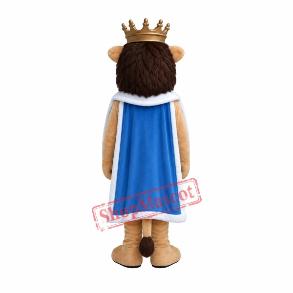 Power King Lion Mascot Costume Power King Lion Mascot Costume
