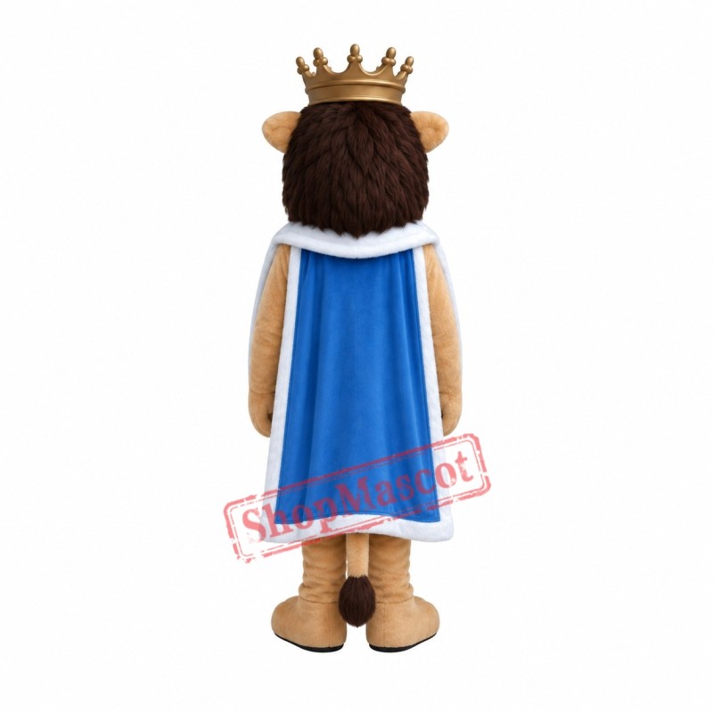 Power King Lion Mascot Costume Power King Lion Mascot Costume