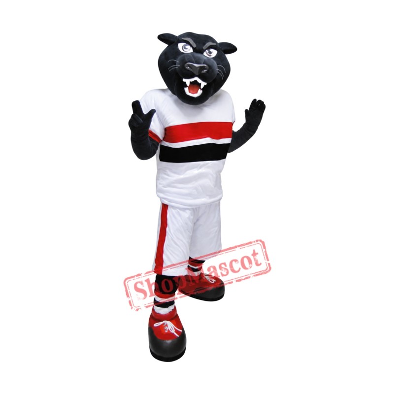 Power Sport Black Panther Mascot Costume Power Sport Black Panther Mascot Costume