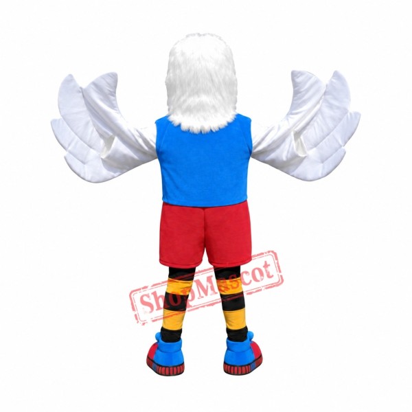 Superb College Eagle Mascot Costume Superb College Eagle Mascot Costume