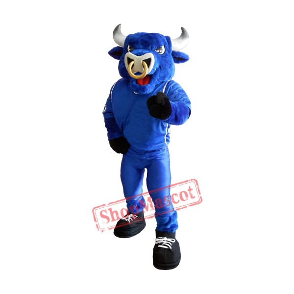 Superb Blue Bull Mascot Costume