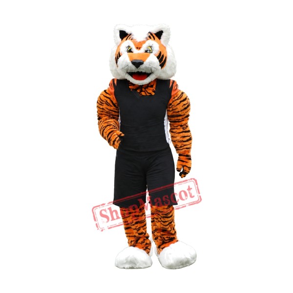 Superb Sport Bengal Tiger Mascot Costume Superb Sport Bengal Tiger Mascot Costume