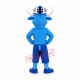 Lovely Blue Bull Mascot Costume Lovely Blue Bull Mascot Costume