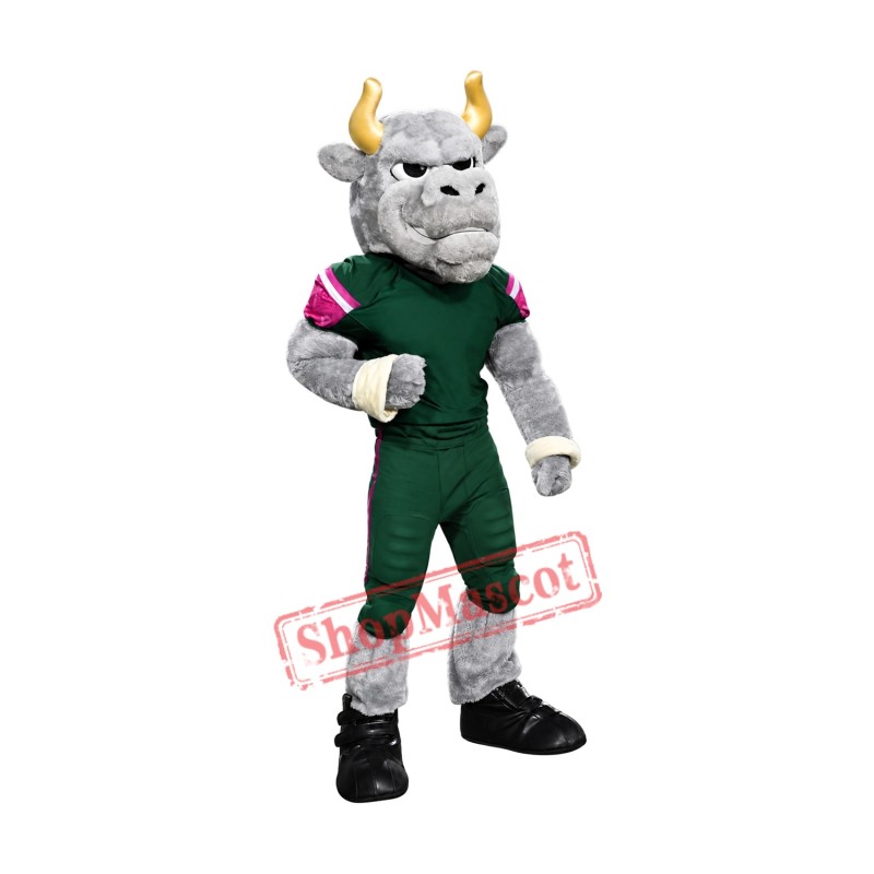 Superb Sport Bull Mascot Costume
