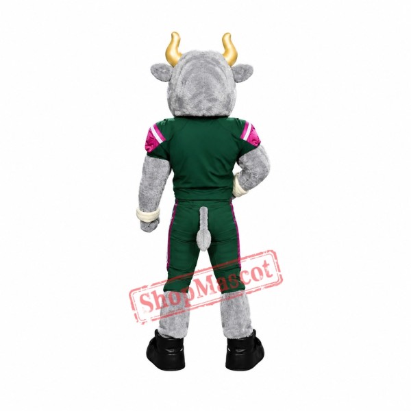 Superb Sport Bull Mascot Costume Superb Sport Bull Mascot Costume