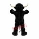 Superb Black Bull Mascot Costume