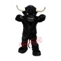 Superb Black Bull Mascot Costume