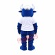 Cute Blue Bull Mascot Costume Cute Blue Bull Mascot Costume