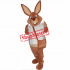 Superb Brown Rabbit Mascot Costume