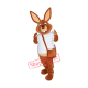 Superb Brown Rabbit Mascot Costume Superb Brown Rabbit Mascot Costume