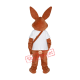 Superb Brown Rabbit Mascot Costume Superb Brown Rabbit Mascot Costume