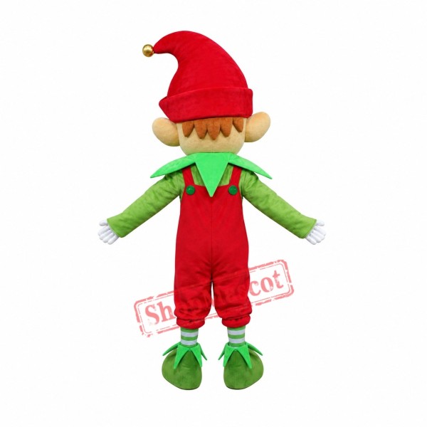 Superb Lightweight Christmas Elf Mascot Costume Superb Lightweight Christmas Elf Mascot Costume