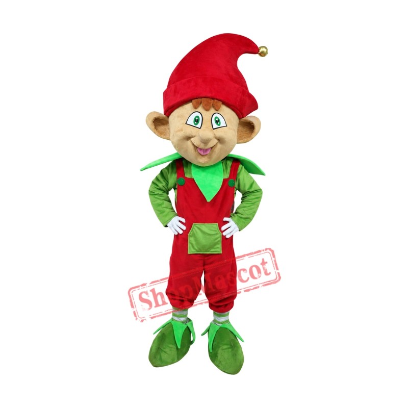 Superb Lightweight Christmas Elf Mascot Costume Superb Lightweight Christmas Elf Mascot Costume