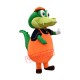 Little Green Dinosaur Mascot Costume Little Green Dinosaur Mascot Costume
