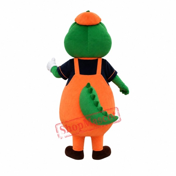 Little Green Dinosaur Mascot Costume Little Green Dinosaur Mascot Costume