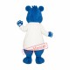 Doctor Blue Bear Mascot Costume Doctor Blue Bear Mascot Costume