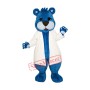 Doctor Blue Bear Mascot Costume