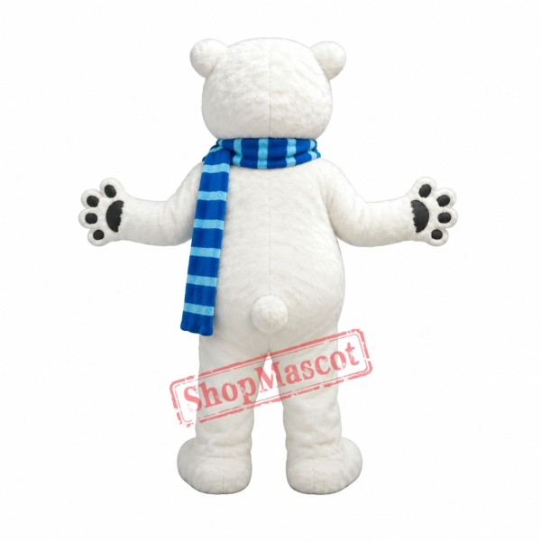 Superb Lightweight Polar Bear Mascot Costume Superb Lightweight Polar Bear Mascot Costume