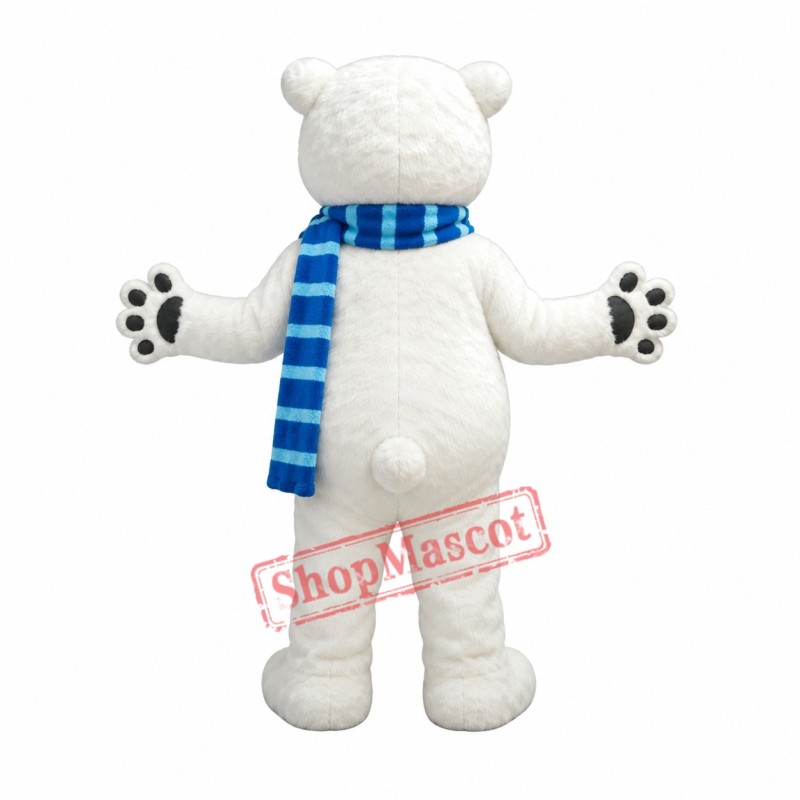 Superb Lightweight Polar Bear Mascot Costume Superb Lightweight Polar Bear Mascot Costume