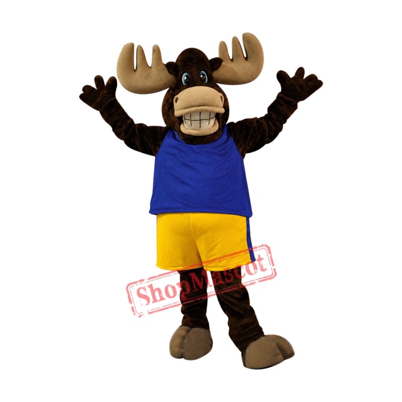 Lovely Lightweight Moose Mascot Costume Lovely Lightweight Moose Mascot Costume