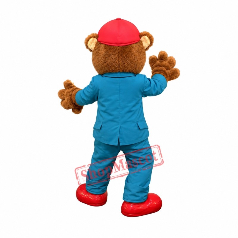 Handsome Bear Mascot Costume
