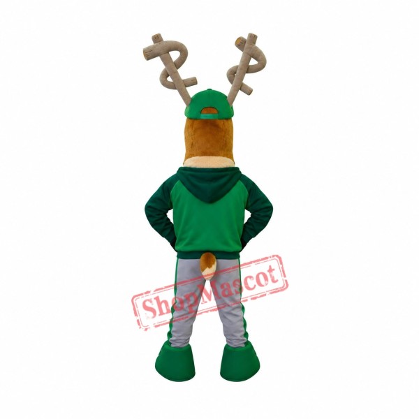 Funny Buck Mascot Costume Funny Buck Mascot Costume