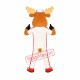 Smiling Lightweight Moose Mascot Costume Smiling Lightweight Moose Mascot Costume