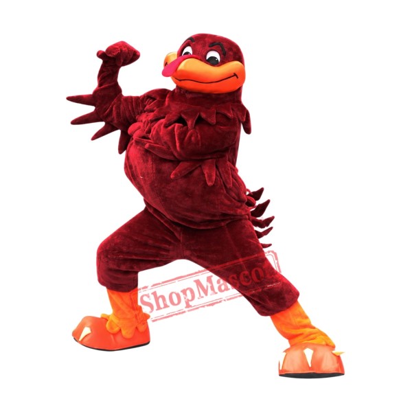 Power Turkey Mascot Costume Power Turkey Mascot Costume