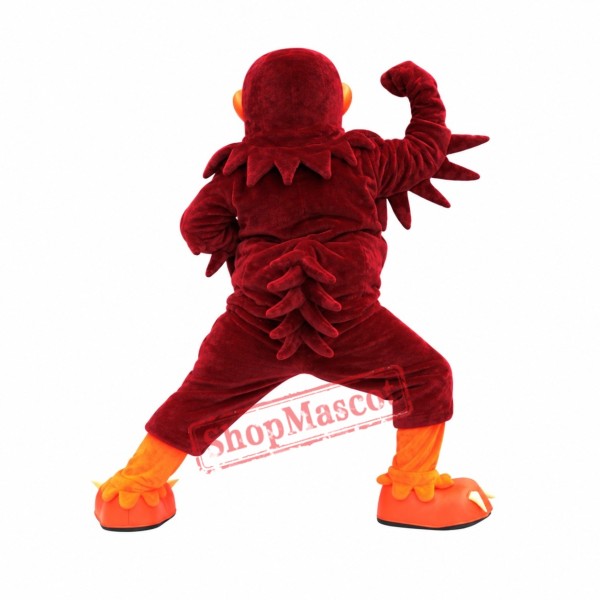 Power Turkey Mascot Costume Power Turkey Mascot Costume