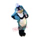 Superb Blue Rabbit Mascot Costume Superb Blue Rabbit Mascot Costume