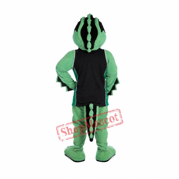 Sport Green Gator Mascot Costume Sport Green Gator Mascot Costume