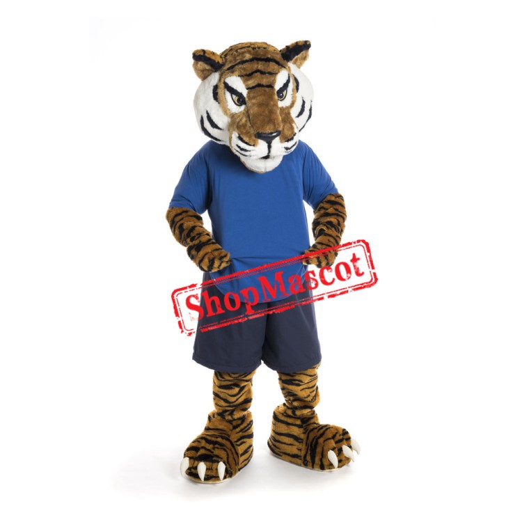 Superb Sport Tiger Mascot Costume