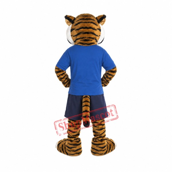 Superb Sport Tiger Mascot Costume Superb Sport Tiger Mascot Costume
