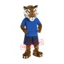 Superb Sport Tiger Mascot Costume