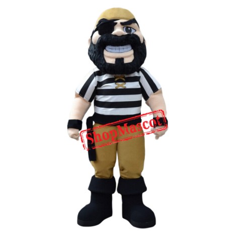 Superb Pirate Mascot Costume