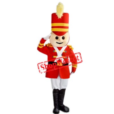 British Soldier Boy Mascot Costume