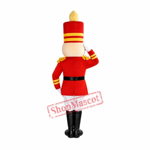 British Soldier Boy Mascot Costume British Soldier Boy Mascot Costume