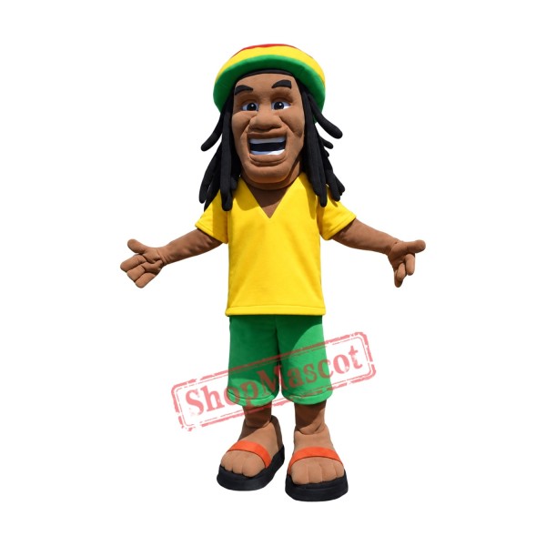 Passionate Football Man Mascot Costume