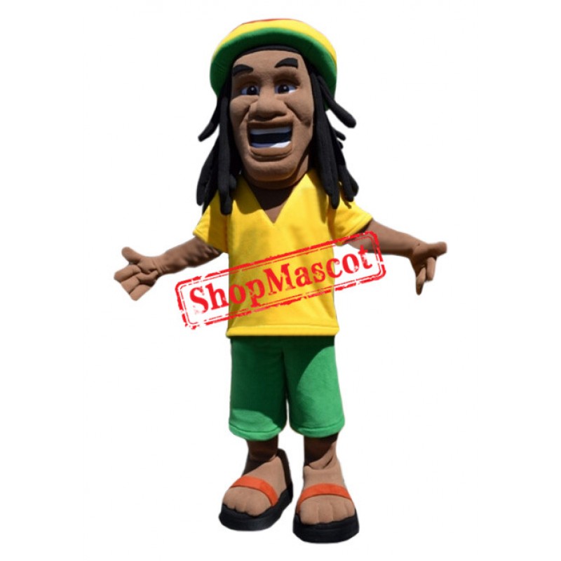 Passionate Football Man Mascot Costume