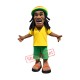 Passionate Football Man Mascot Costume Passionate Football Man Mascot Costume