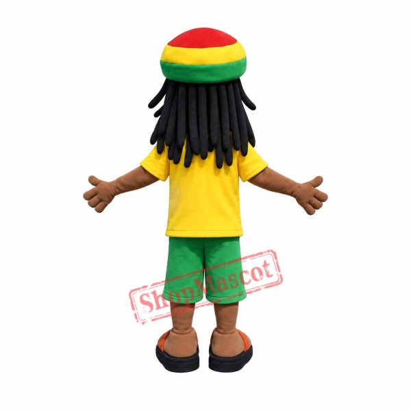 Passionate Football Man Mascot Costume