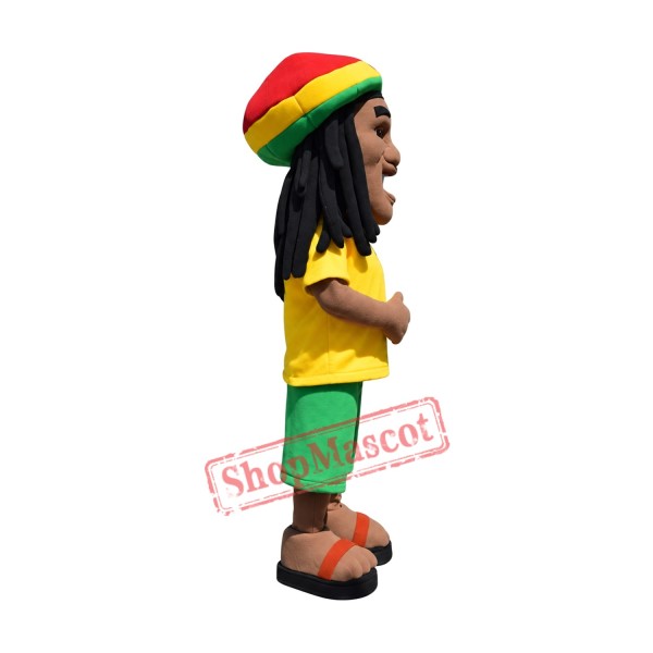 Passionate Football Man Mascot Costume Passionate Football Man Mascot Costume