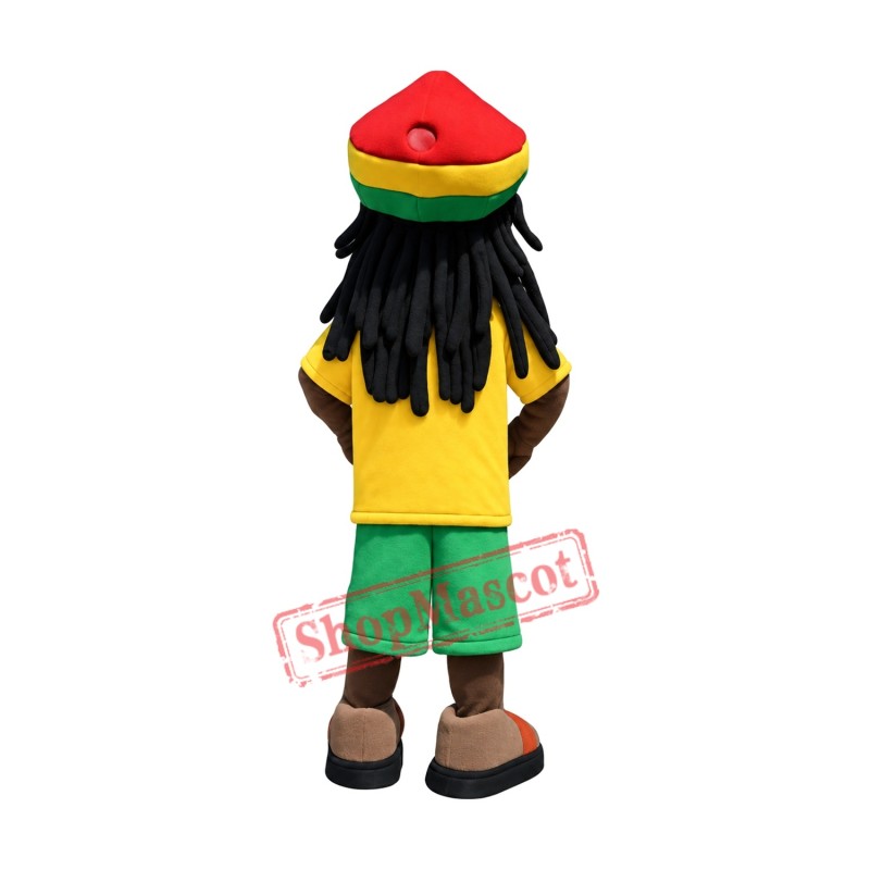 Passionate Football Man Mascot Costume Passionate Football Man Mascot Costume