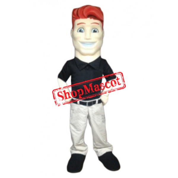 Red Hair Man Mascot Costume