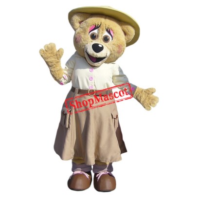 Beautiful Bear Mascot Costume