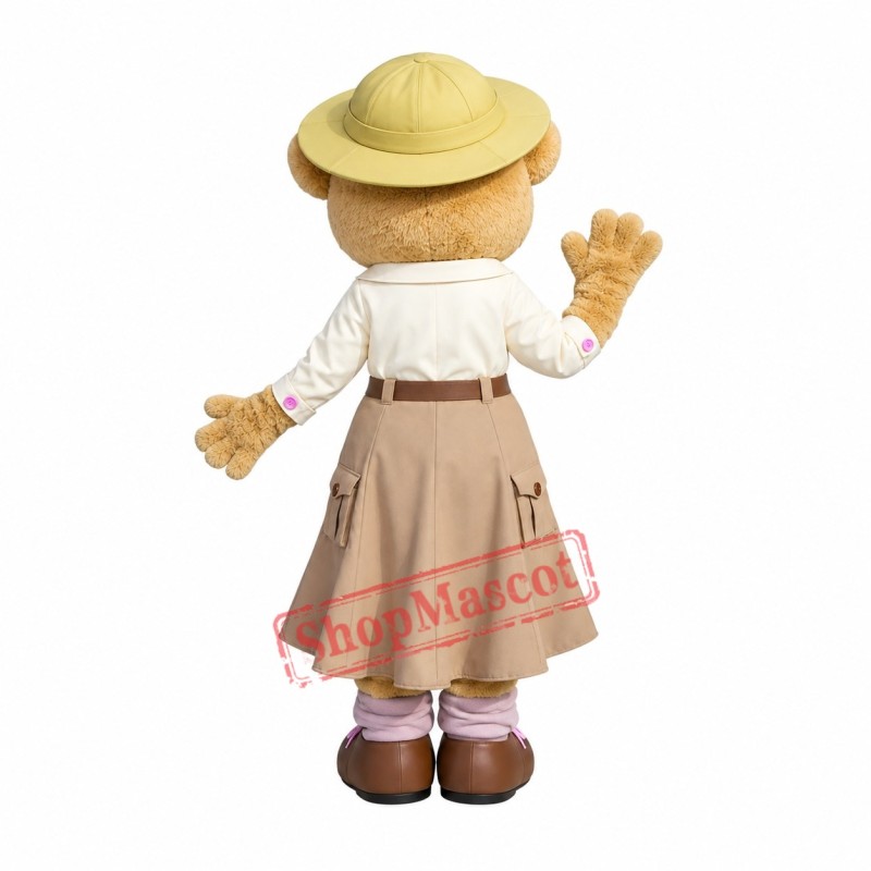 Beautiful Bear Mascot Costume Beautiful Bear Mascot Costume